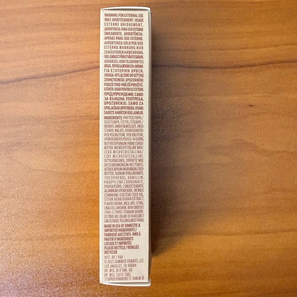 Summer Fridays Lip Butter Balm Toasted Marshmallow 0.5oz  New